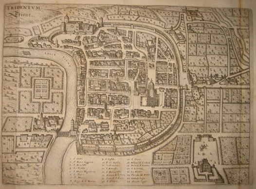 Merian Matthà¤us (1593-1650) Tridentum 1640 Francoforte